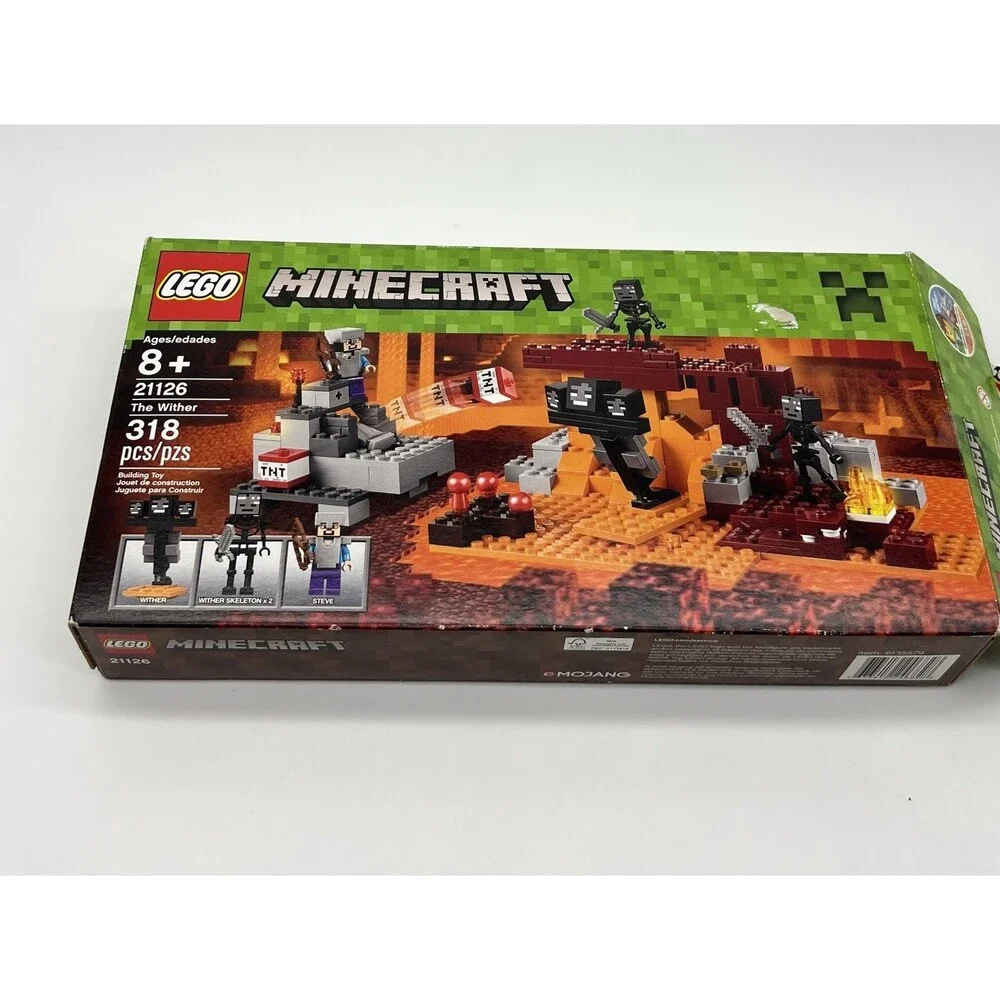 Rare & Retired LEGO Minecraft The Wither Set 21126 w/ Box ~ Incomplete, READ DES